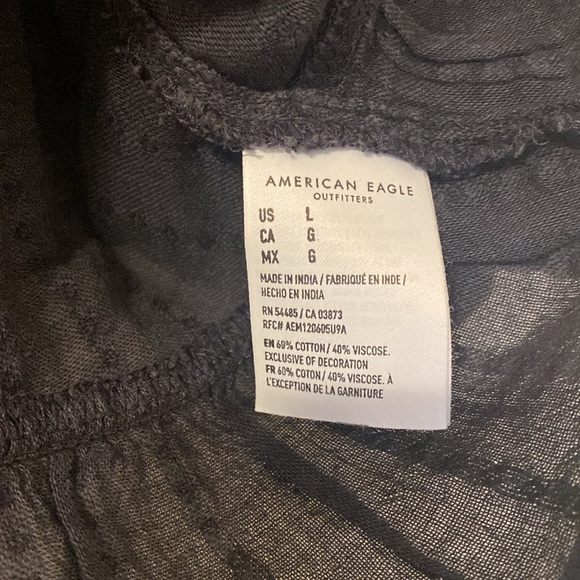 Black tie front blouse - Picture 4 of 4